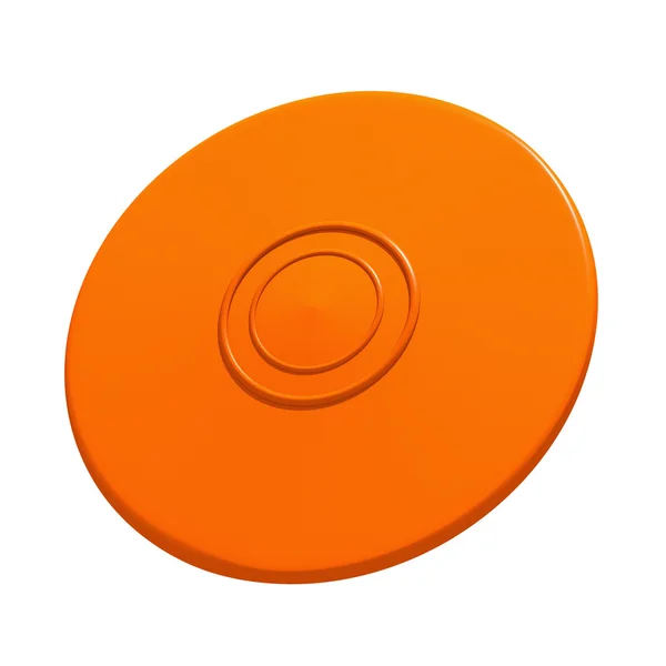 Orange flying disc. — Stock Photo, Image