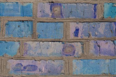 Eski tuğlalardan bir duvar. Tuğla işi. Tuğla arka planı.