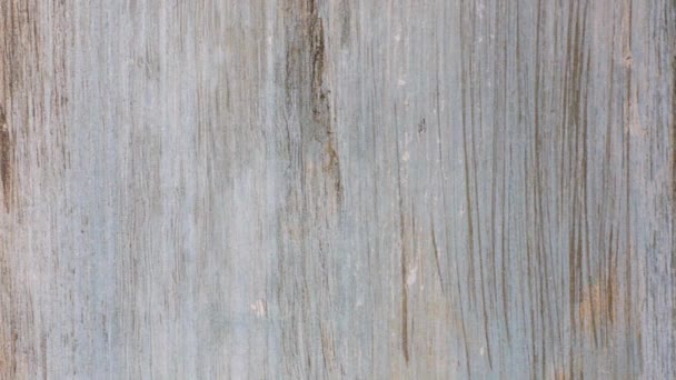 Painted Wooden Board Old Wooden Fence Wooden Parquet Laminate Floor — Stockvideo