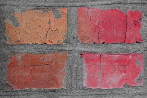 Textured Wall Old Bricks — Stok fotoğraf