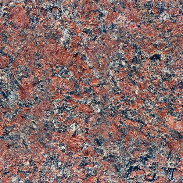Red granite, which is used in construction. Granite texture. Stone solid wall with abstract seamless pattern.