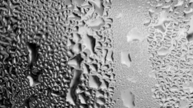 Water drops. Raindrops close up. Raindrops on the glass.