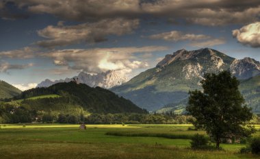 Alpler, dağ manzarası, dachstein, Avusturya