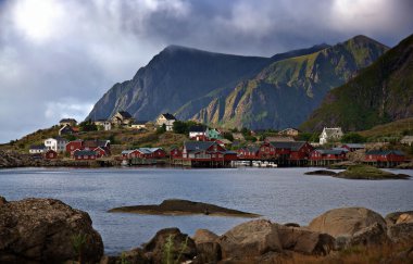 Kuzey manzara, Norveç, lofoten, moskenes