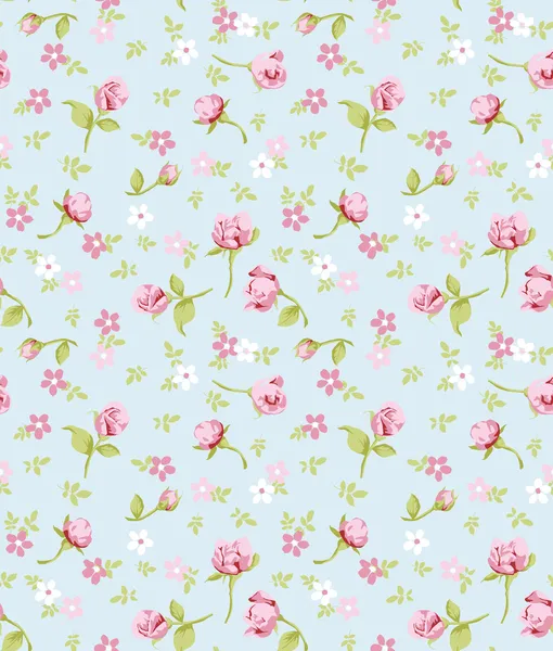 Vintage çiçek Dikişsiz desen arka plan