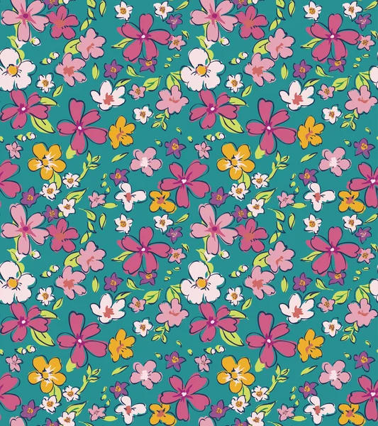 Dikişsiz kroki minik çiçek desen arka plan