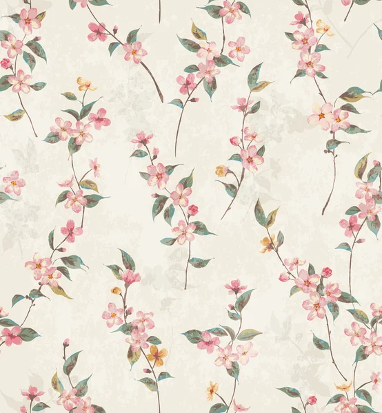 Vintage grunge şube vektör desen