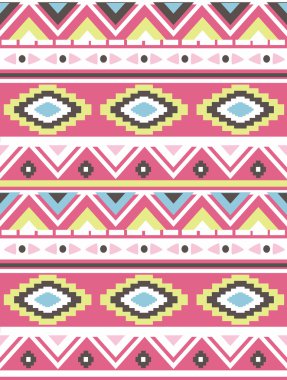 etnik aşiret yazdırma sorunsuz vektör desen arka plan