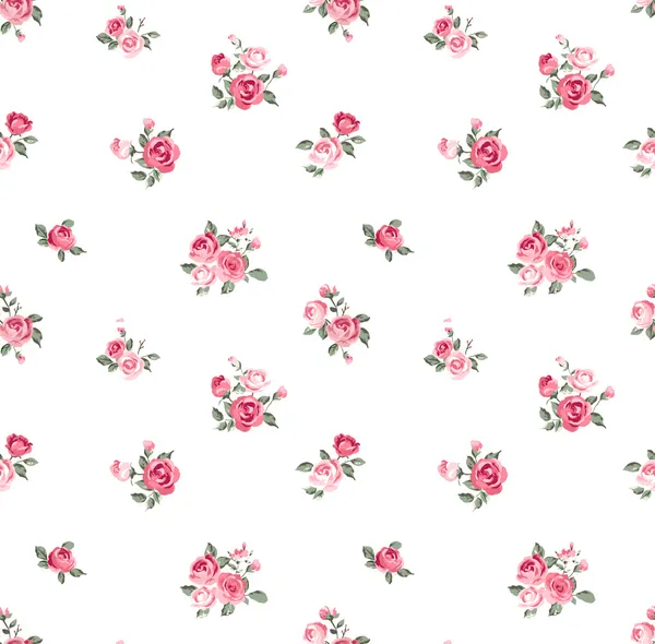 şirin gül sorunsuz vektör desen arka plan