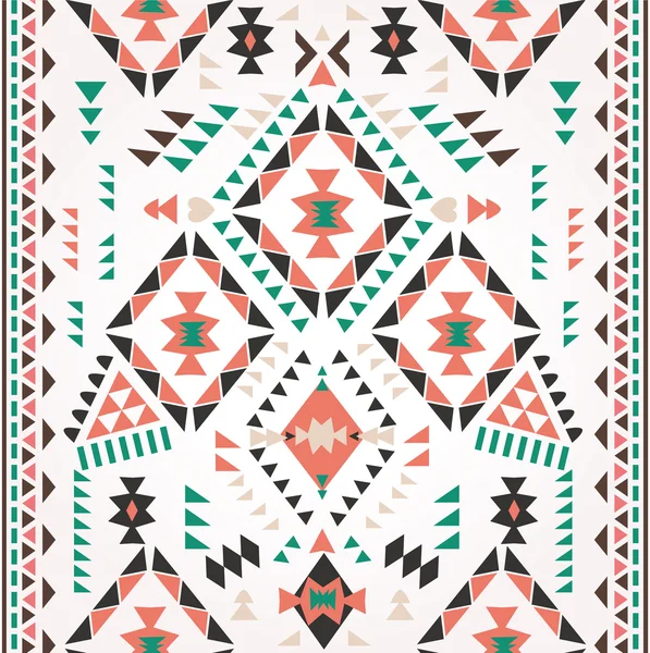 Ethnic print vector pattern background — Stock Vector