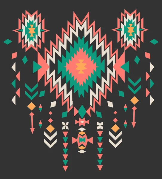 Ethnic print vector pattern background Royalty Free Stock Illustrations