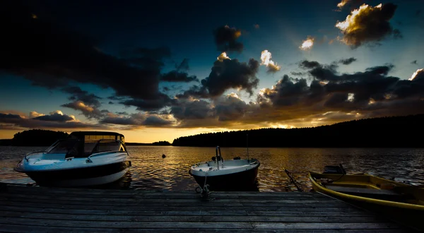 gün batımı, 3 küçük marketi