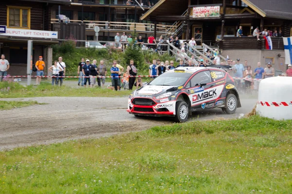 Neste Rally Finland 1 августа 2013 Кетомаа — стоковое фото