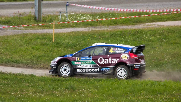 Neste Rally Finland 1st August 2013 Ostberg — Stock Photo, Image