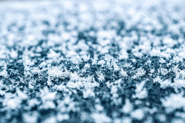 Motivo Del Gelo Ghiaccio Bianco Congelato Fondo Freddo Neve Inverno — Foto Stock