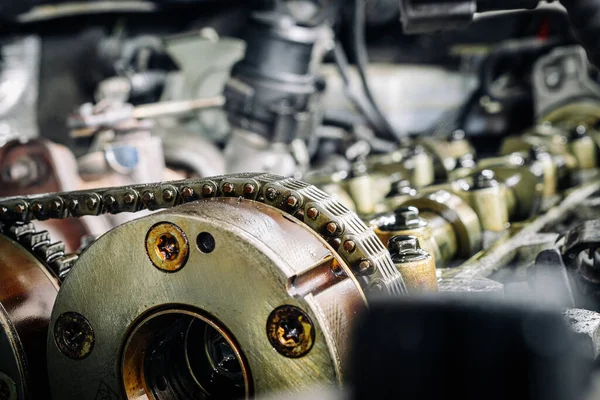 Araba servisi otomatiği. Garaj atölyesinde otomotiv tamiri. Mekanik motorlu araç taraması. Teknisyen bakımı