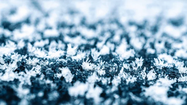 Motivo Del Gelo Ghiaccio Bianco Congelato Fondo Freddo Neve Inverno — Foto Stock