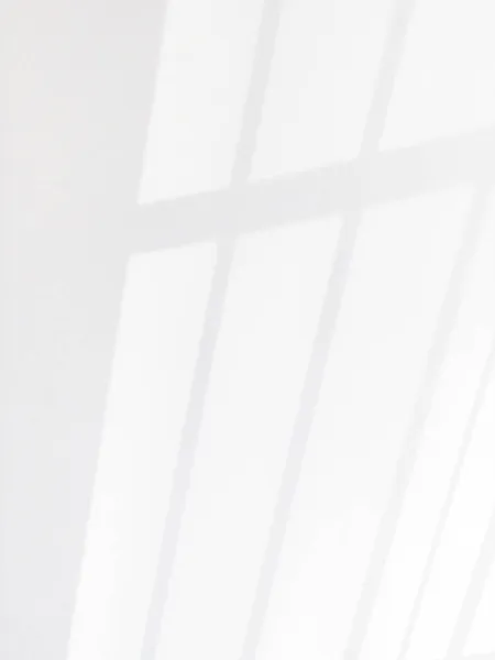 Gölge Zemin Soyut Işık Beyaz Doku Duvarındaki Pencerenin Siyah Gölgesi — Stok fotoğraf