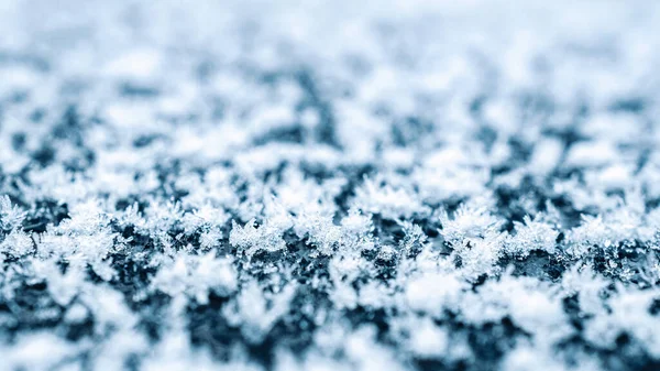 Texture Del Gelo Fondo Freddo Neve Inverno Blu Cristallo Congelato — Foto Stock