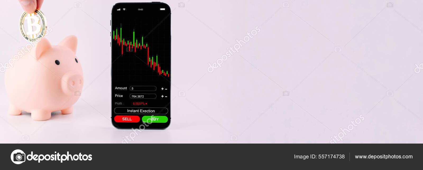 Comercio Bitcoin Intercambiar Bitcoin Aplicación Teléfono Móvil Moneda  Criptográfica Oro — Foto de stock #557174738 © Mvelishchuk