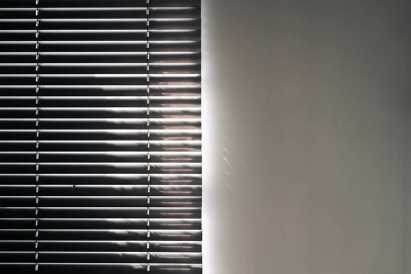 Schatten Der Wand Abstraktes Licht Schwarzer Schatten Überlagert Vom Fenster — Stockfoto