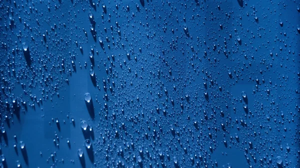 水滴のパターン スプラッシュ水のパターンをドロップします 選択的フォーカス 液滴スプラッシュ雨のテクスチャ — ストック写真