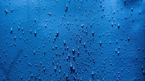 Água Cai Fundo Gotas Espirram Textura Chuva Solte Padrão Água — Fotografia de Stock