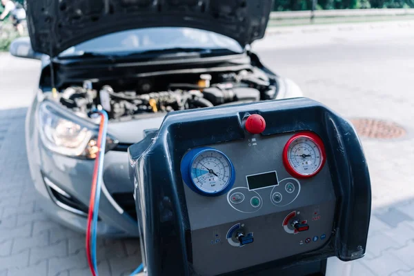 Car Air Repair Conditioner Service Check Automotive Vehicle Conditioning System — Φωτογραφία Αρχείου