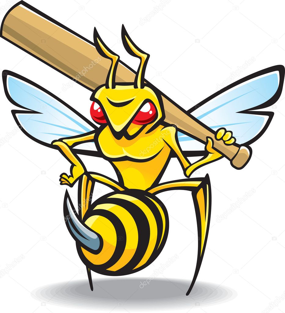 The sting, wasp-baseball mascot