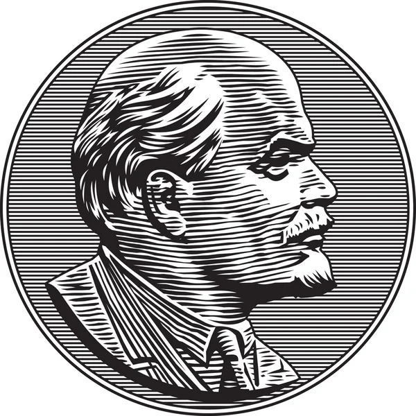Lenin Royaltyfria illustrationer