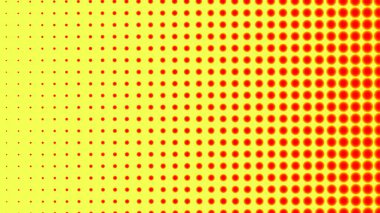 Abstract trendy concept vector comics pop art style blank layout template with gradient red dots pattern on yellow background. For variety of design sale banner, empty bubble, illustration comic book design.