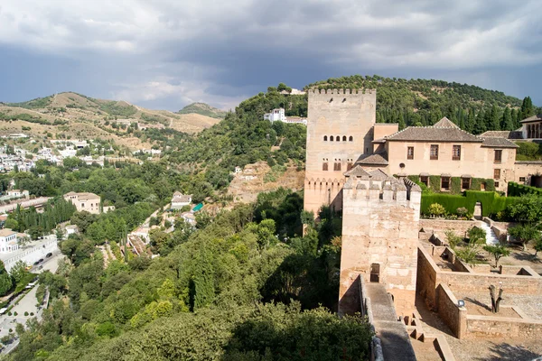 Pohled na granada od alhambra — Stock fotografie