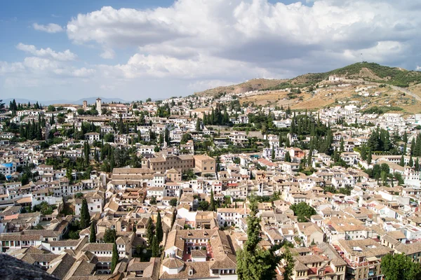 View of Granada from the Alhambra — Stock Photo, Image
