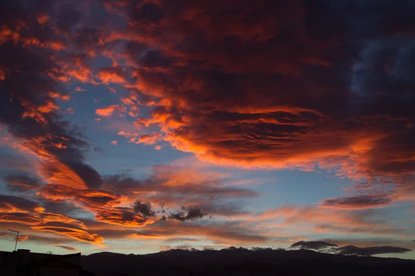 Východ slunce nad sierra nevada — Stock fotografie