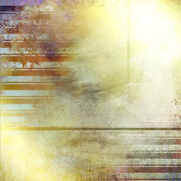 黄金 grunge 与线-抽象背景纹理设计 — 图库照片