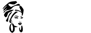 Silüet türban. Logo baş örtüsü