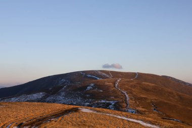 Karpat Dağları 'nda sonbahar manzarası