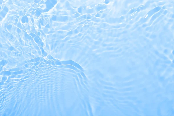 Süßwasser Hintergrund Leuchtend Blaues Muster Mit Natürlicher Gewellter Wasserstruktur Draufsicht — Stockfoto