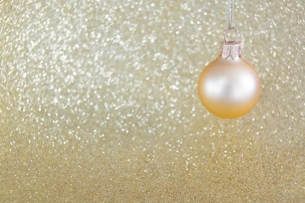 Glitter Sparkling Golden Texture Golden Christmas Ball Bokeh Background Stock Picture