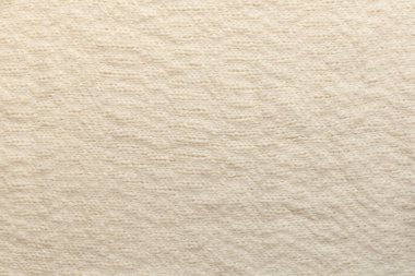 Örgü yün bej kumaş dokusu