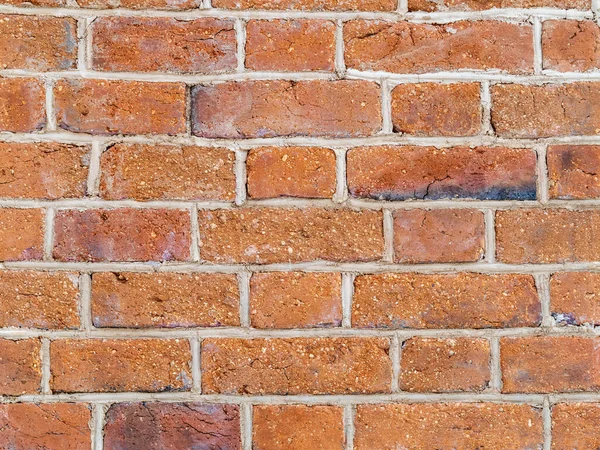 Fragment Einer Ziegelmauer Aus Dem Jahrhundert Vintage Ziegel Alte Mauer — Stockfoto