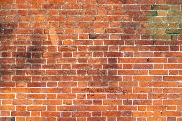 Fragment Einer Ziegelmauer Aus Dem Jahrhundert Vintage Ziegel Alte Mauer — Stockfoto