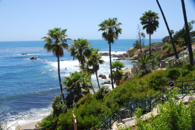 Laguna Beach landscape clipart