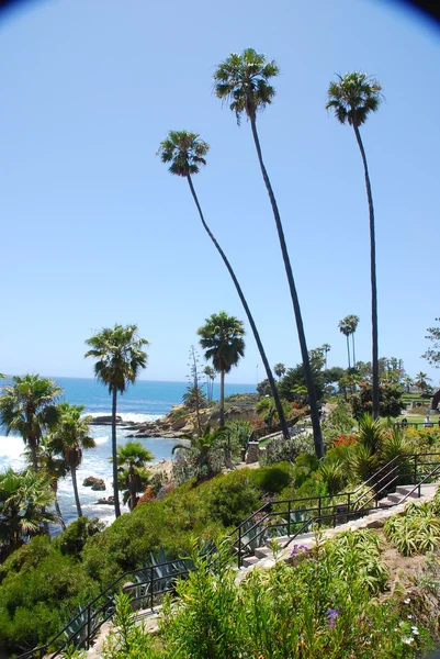 Laguna Paisagem de praia — Fotografia de Stock