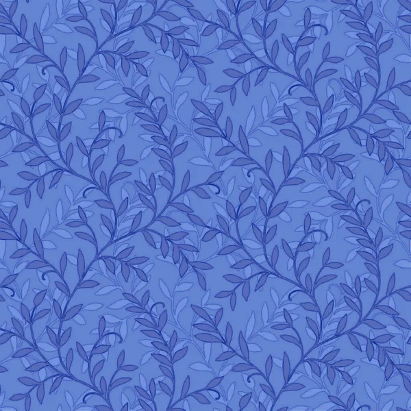 Bright blue floral background — Stock Photo, Image