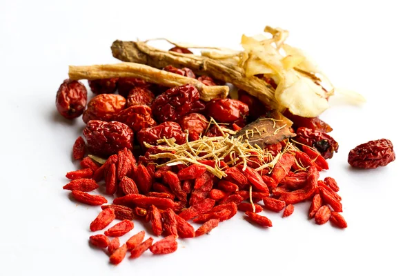 Ingredients for Chinese herbal soup — Stock Photo, Image