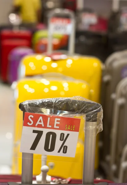 Sales is on in this bag shop — Stock Photo, Image