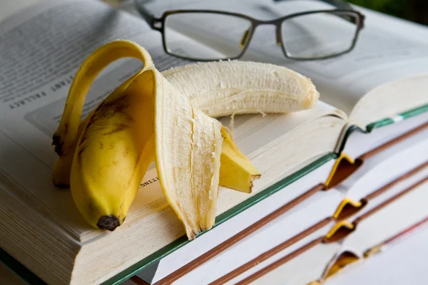 Banan na dzień sprawia, że jesteś mądrzejszy — Zdjęcie stockowe