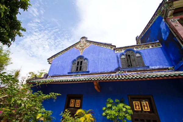 Голубой особняк Чонг Фатт Тзе — стоковое фото