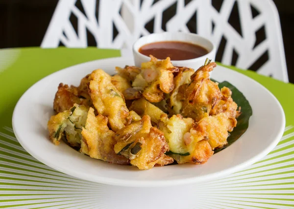 "Cucur Udang" Prawn Fritters — Stock Photo, Image